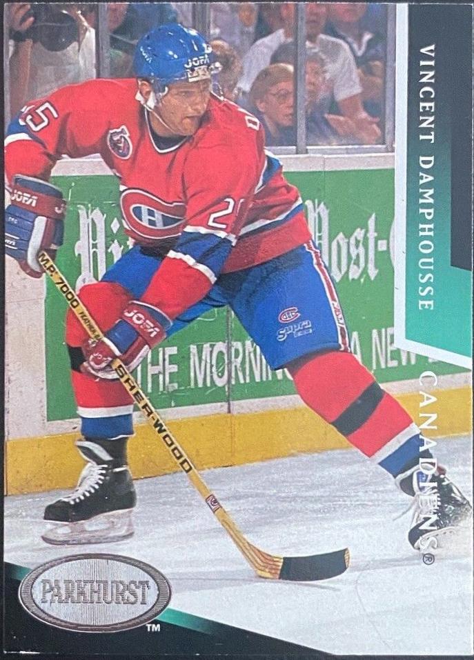 Vincent Damphousse #104 Hockey Cards 1993 Parkhurst