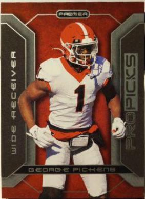 George Pickens #PP-38 Football Cards 2022 Pro Picks Premier