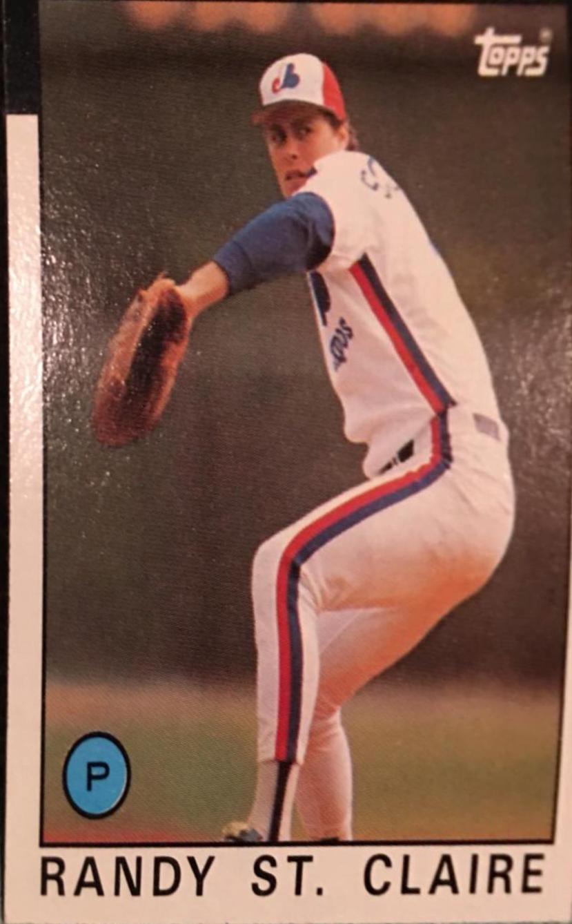 Randy St. Claire #89 Baseball Cards 1986 Topps