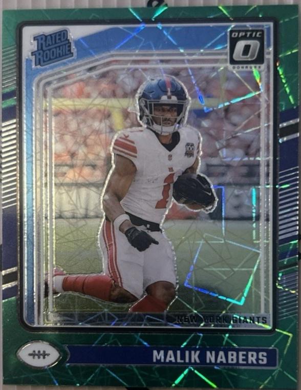 Malik Nabers [Green Velocity] #271 Prices | 2024 Panini Donruss