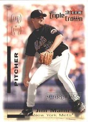 Jim Mann #274 Baseball Cards 2001 Fleer Triple Crown