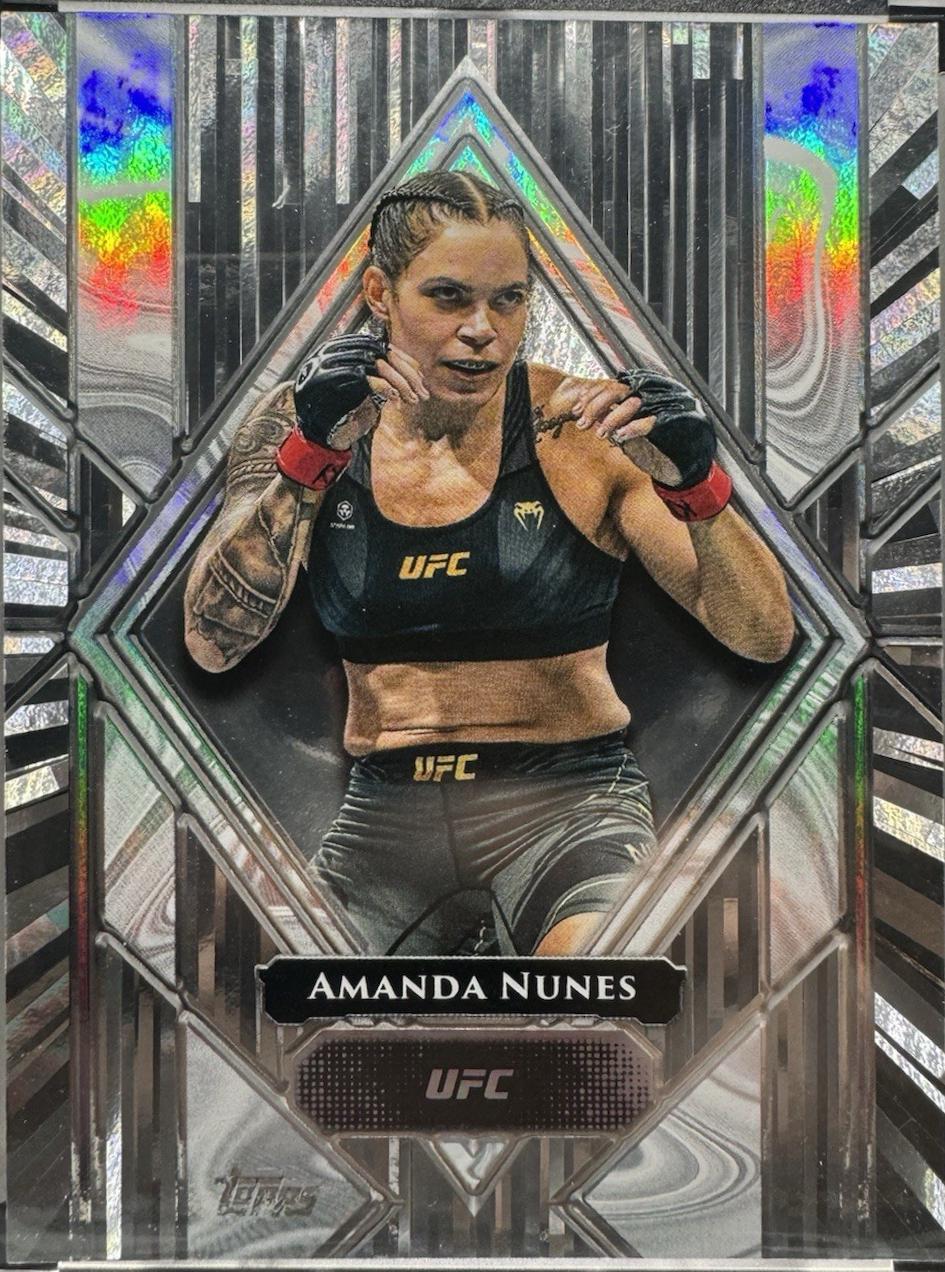 Amanda Nunes #LS-7 Ufc Cards 2024 Topps Royalty UFC Liquid Silver