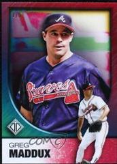 Greg Maddux [Red Refractor Variation] #95 Baseball Cards 2023 Topps Transcendent Prices
