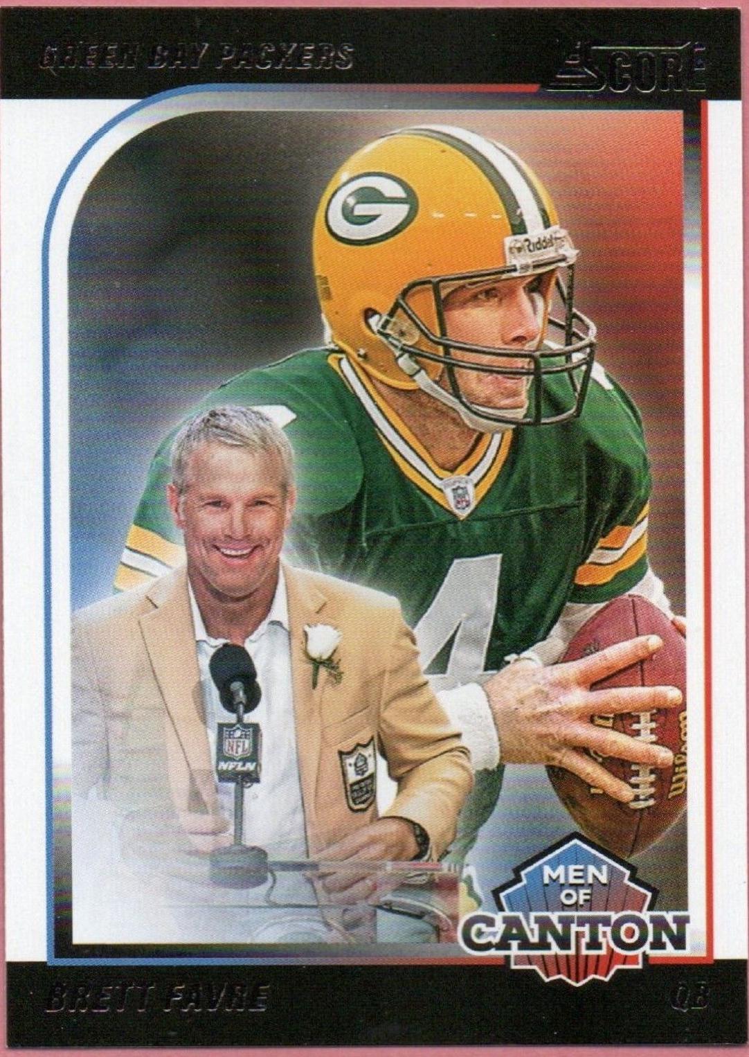 Brett Favre #3 Football Cards 2024 Panini Score Men of Canton
