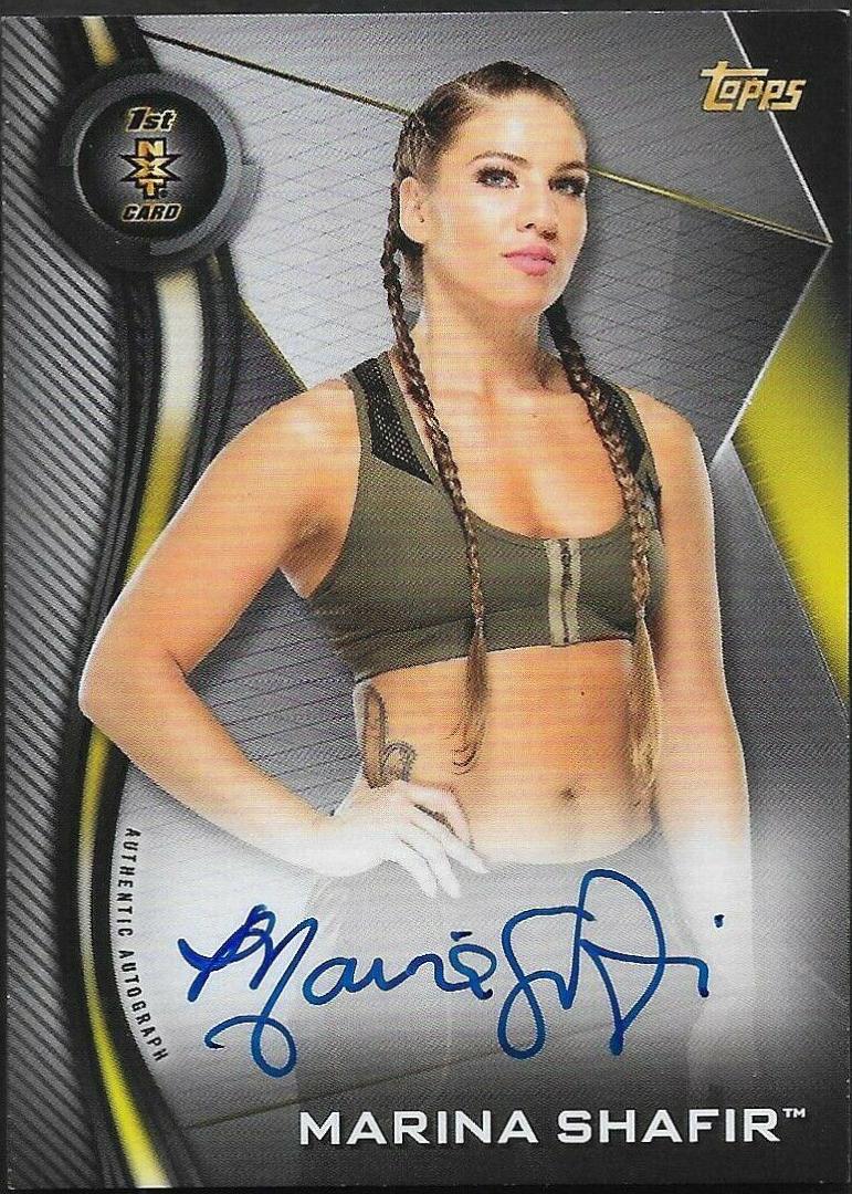Marina Shafir #A-MS Wrestling Cards 2019 Topps WWE NXT Autographs