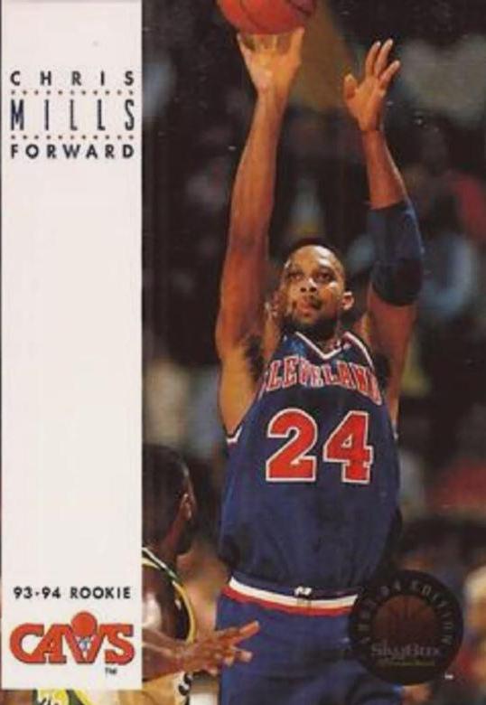 Chris Mills #212 Basketball Cards 1993 Skybox Premium
