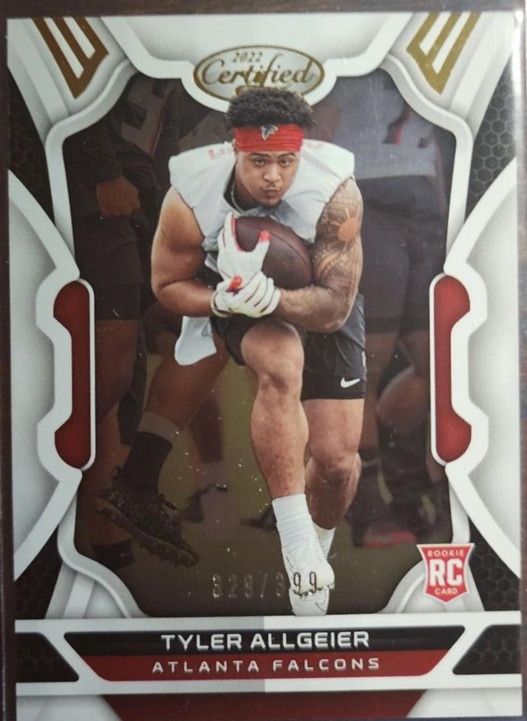 Tyler Allgeier #173 2022 Panini Certified Football