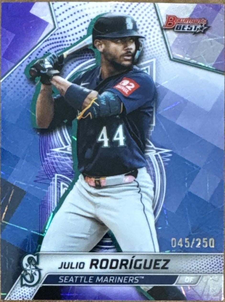 Julio Rodriguez [Purple Lazer Refractor] #49