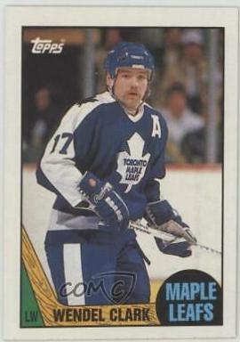 Wendel Clark #12 Hockey Cards 1987 Topps