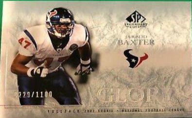 Jarrod Baxter #171 2002 Sp Legendary Cuts Football