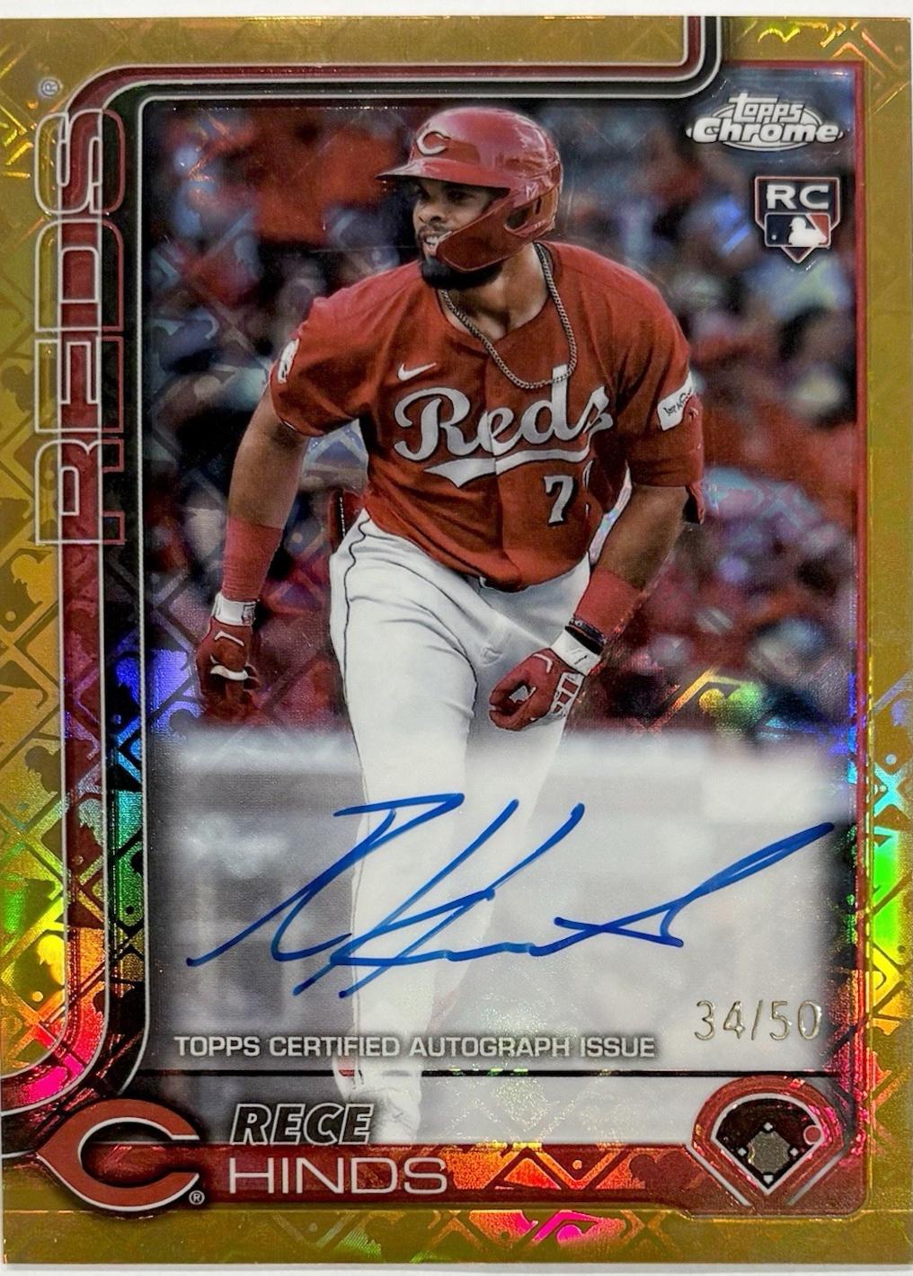 Rece Hinds [Gold Refractor] #RA-RH