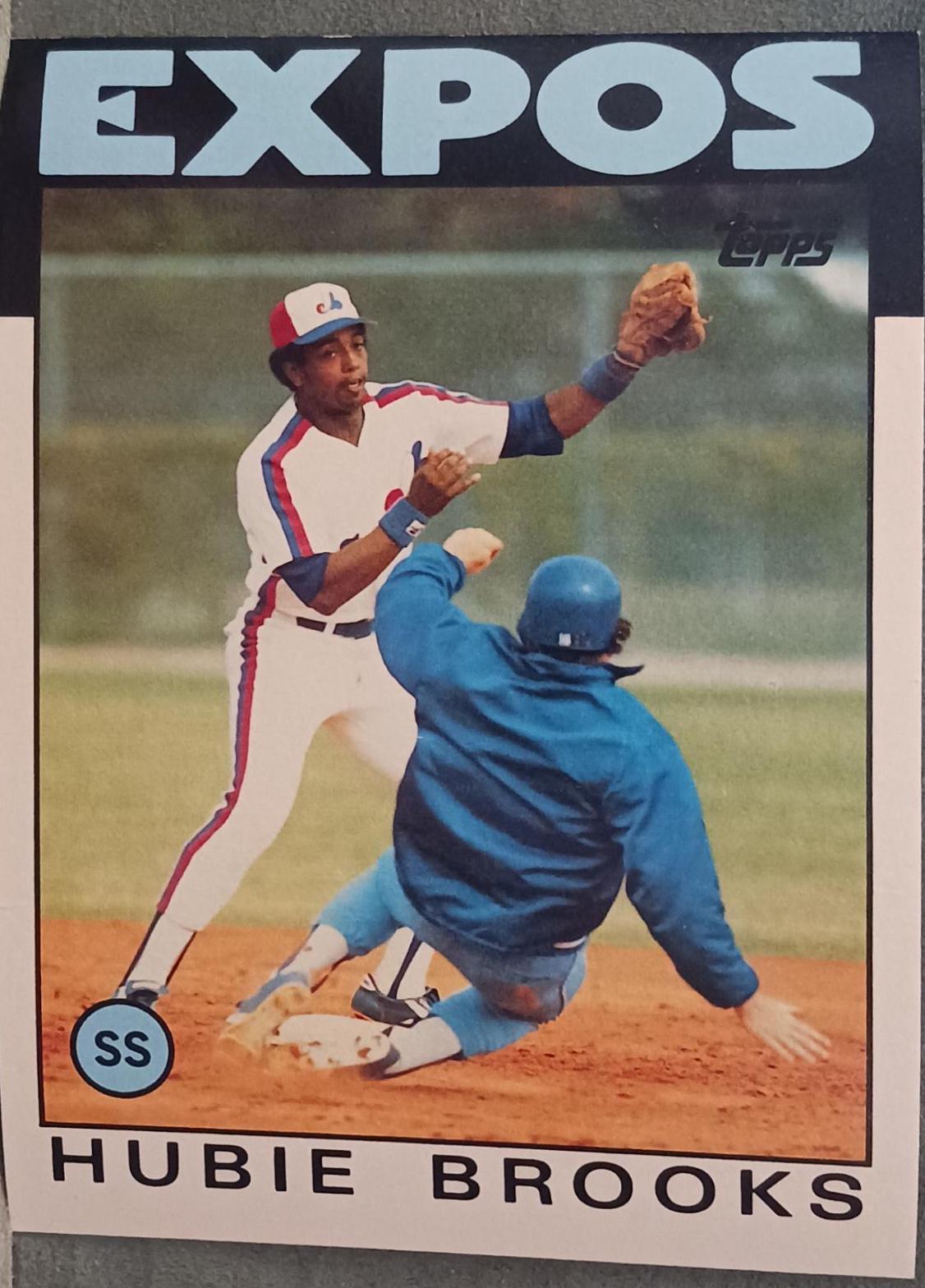 Hubie Brooks #15 Baseball Cards 1986 Topps Super