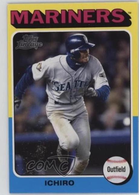 Ichiro #196 Baseball Cards 2011 Topps Lineage 1975 Mini Relics
