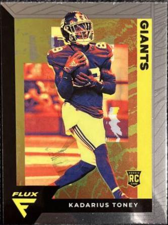 Kadarius Toney #FX-14 Football Cards 2021 Panini Chronicles Flux Rookies