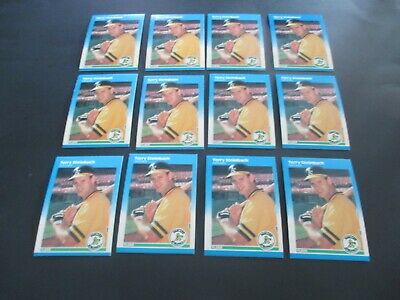Terry Steinbach #405 Baseball Cards 1987 Fleer