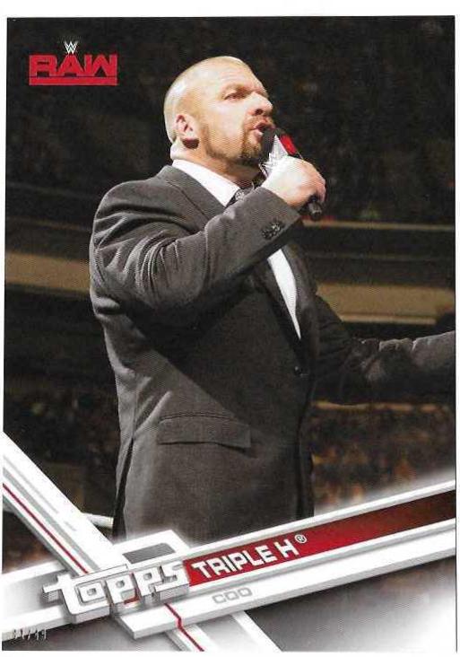 Triple H #33 Wrestling Cards 2017 Topps WWE