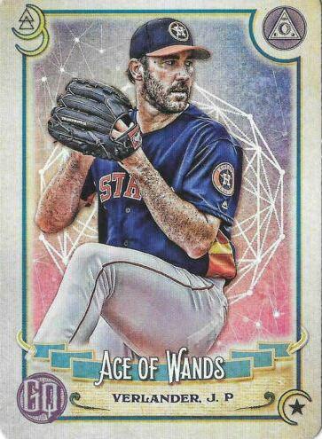 Justin Verlander #15 Baseball Cards 2020 Topps Gypsy Queen Tarot of the Diamond