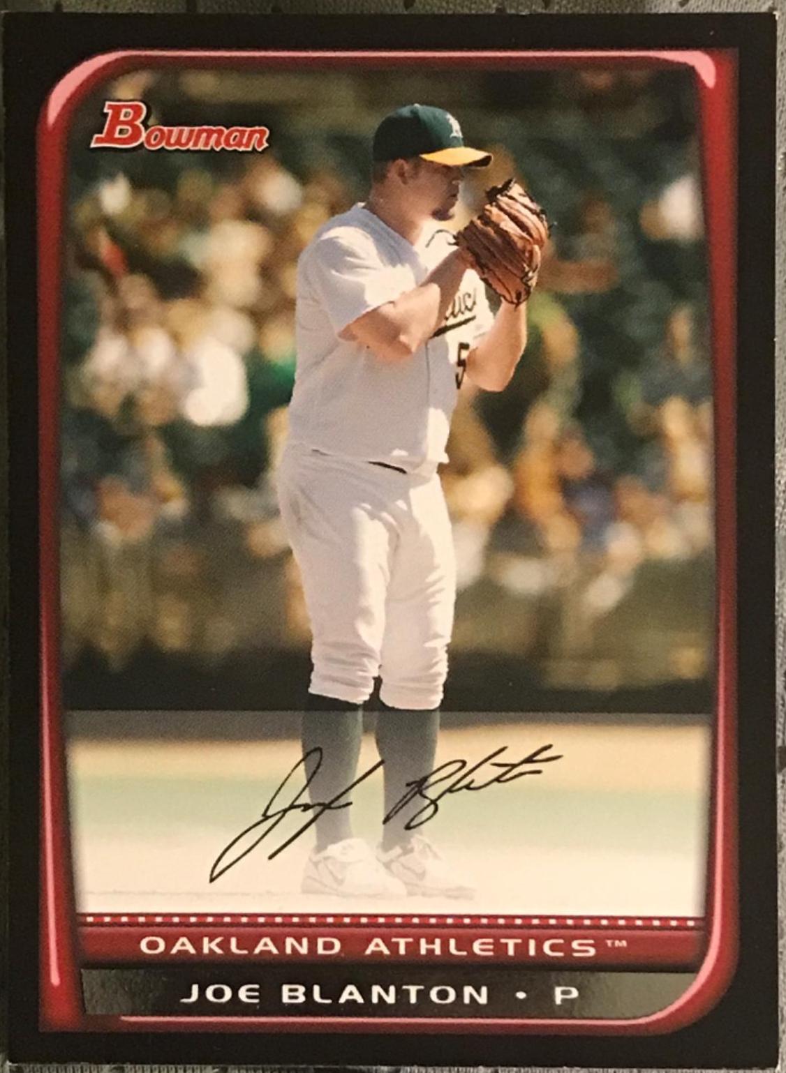 Joe Blanton #16 Baseball Cards 2008 Bowman