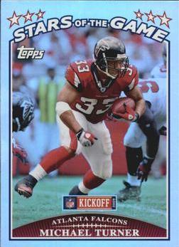 Michael Turner #SG12 Football Cards 2009 Topps Kickoff Stars of the Game