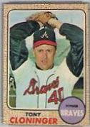 Tony Cloninger #93 Baseball Cards 1968 O Pee Chee