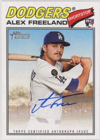 Alex Freeland #ROA-AF Prices | 2026 Topps Heritage Real One