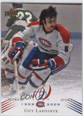 Guy Lapointe #22 Hockey Cards 2008 Upper Deck Montreal Canadiens Centennial