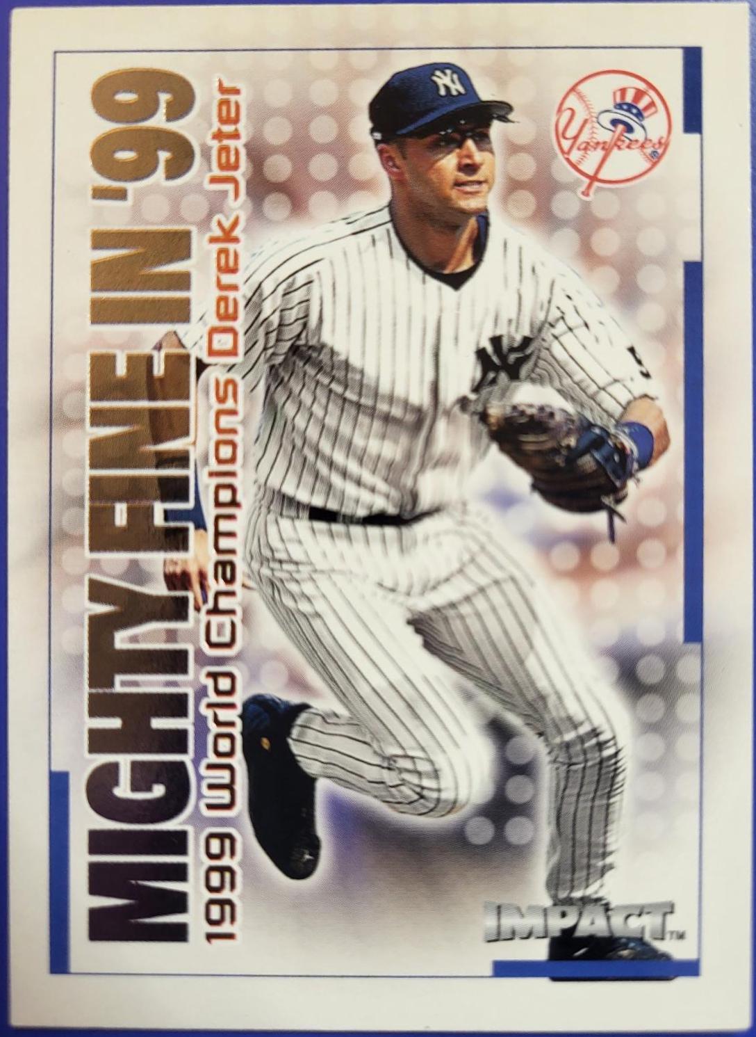 Derek Jeter #11 Baseball Cards 2000 Fleer Impact