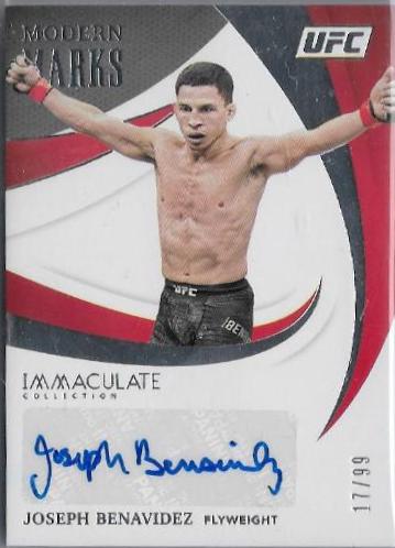 Joseph Benavidez Ufc Cards 2021 Panini Immaculate UFC Modern Marks Autograph