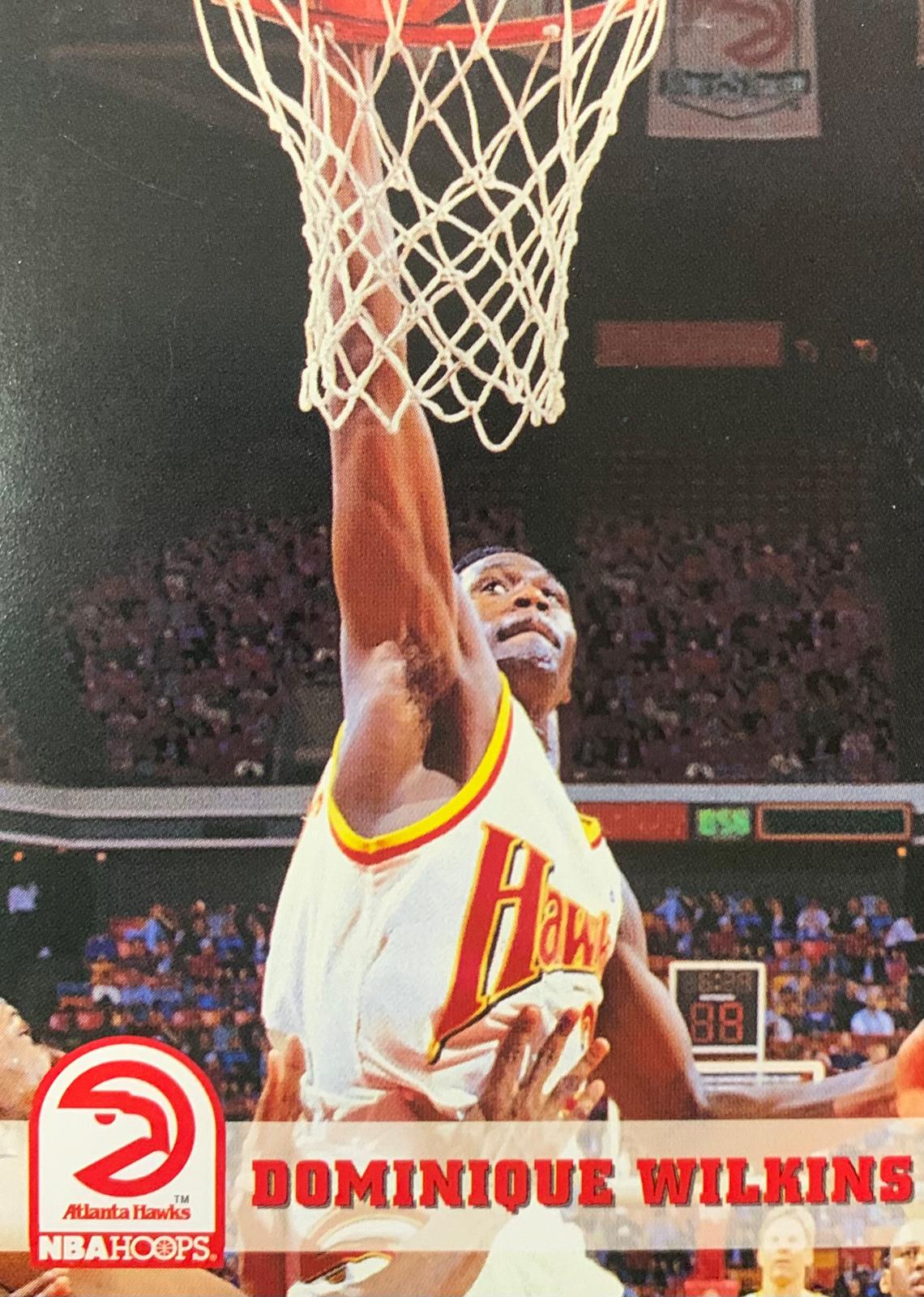 Dominique Wilkins #7 Basketball Cards 1993 Hoops