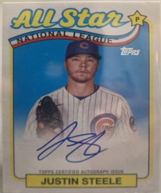 Justin Steele #89ASA-JS 2024 Topps 1989 All Star Autograph Baseball