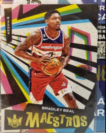 Bradley Beal #2 Basketball Cards 2022 Panini Court Kings Maestros