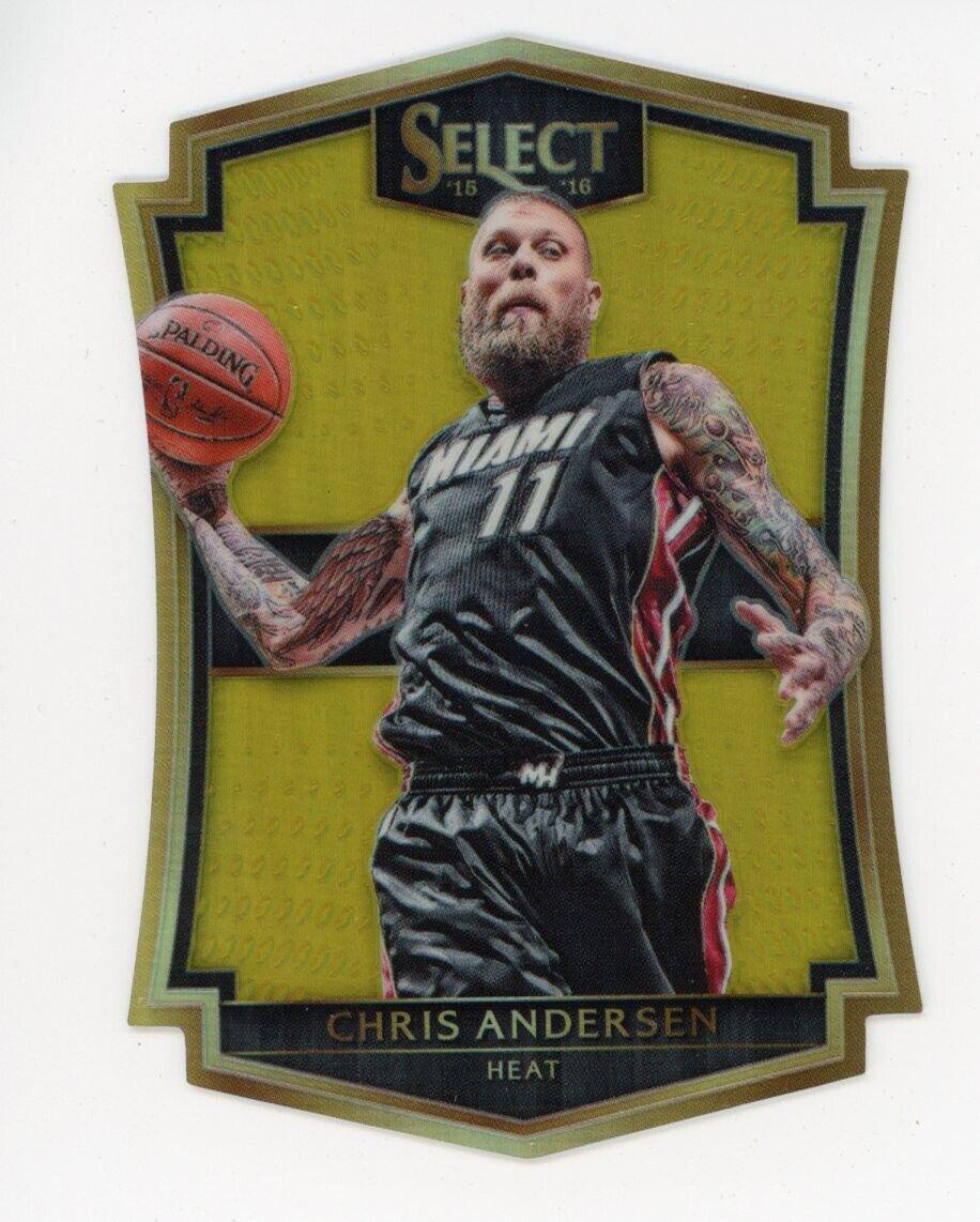 Chris Andersen [Gold Prizm Die Cut] #122