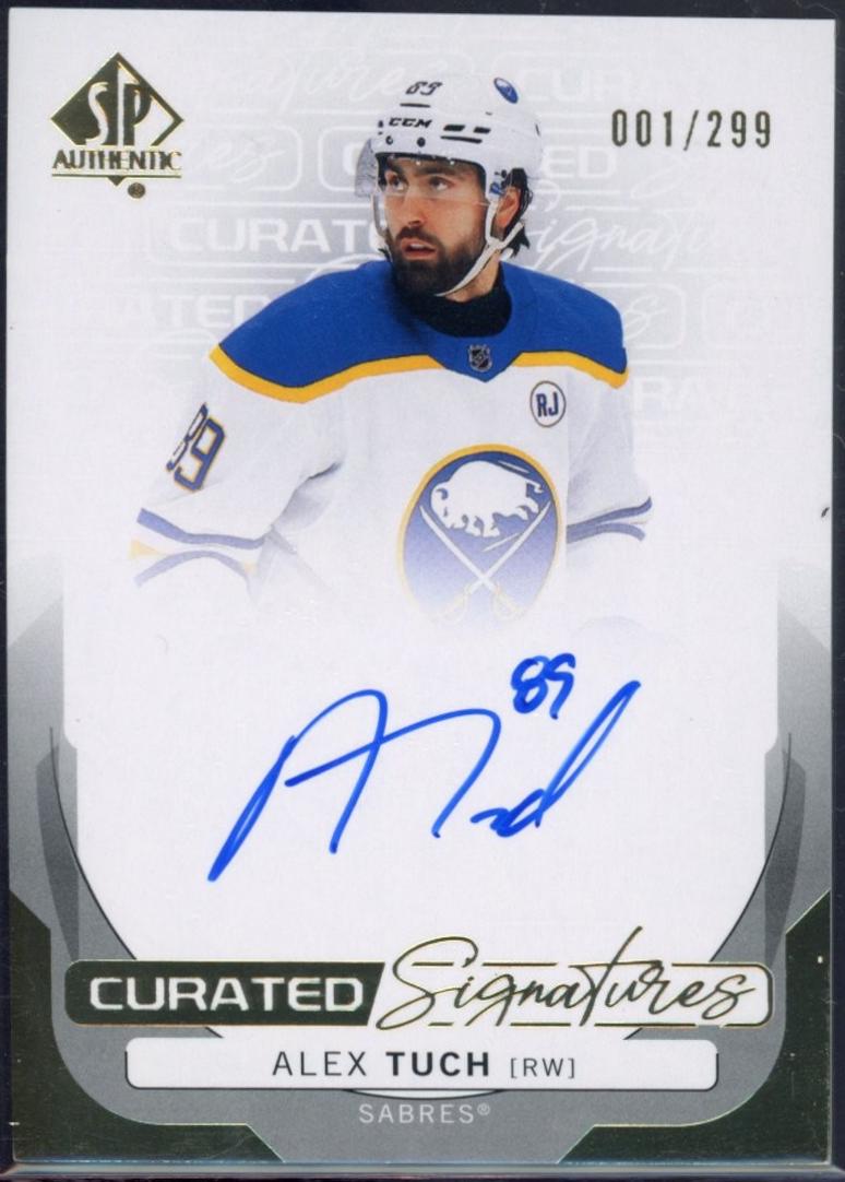 Alex Tuch #SPC-TU 2024-25 SP Authentic Hockey Curated Signatures