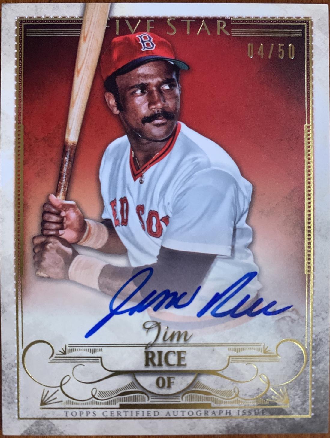 Jim Rice [Gold] #FSA-JR