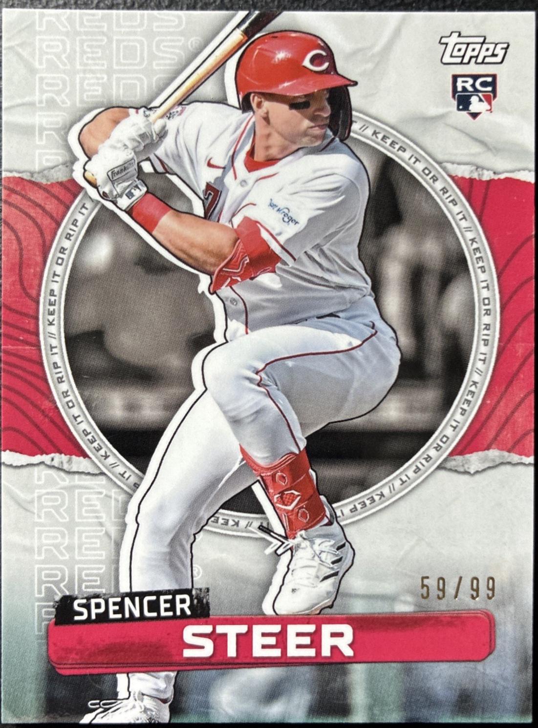 Spencer Steer #29 2023 Topps Rip Baseball