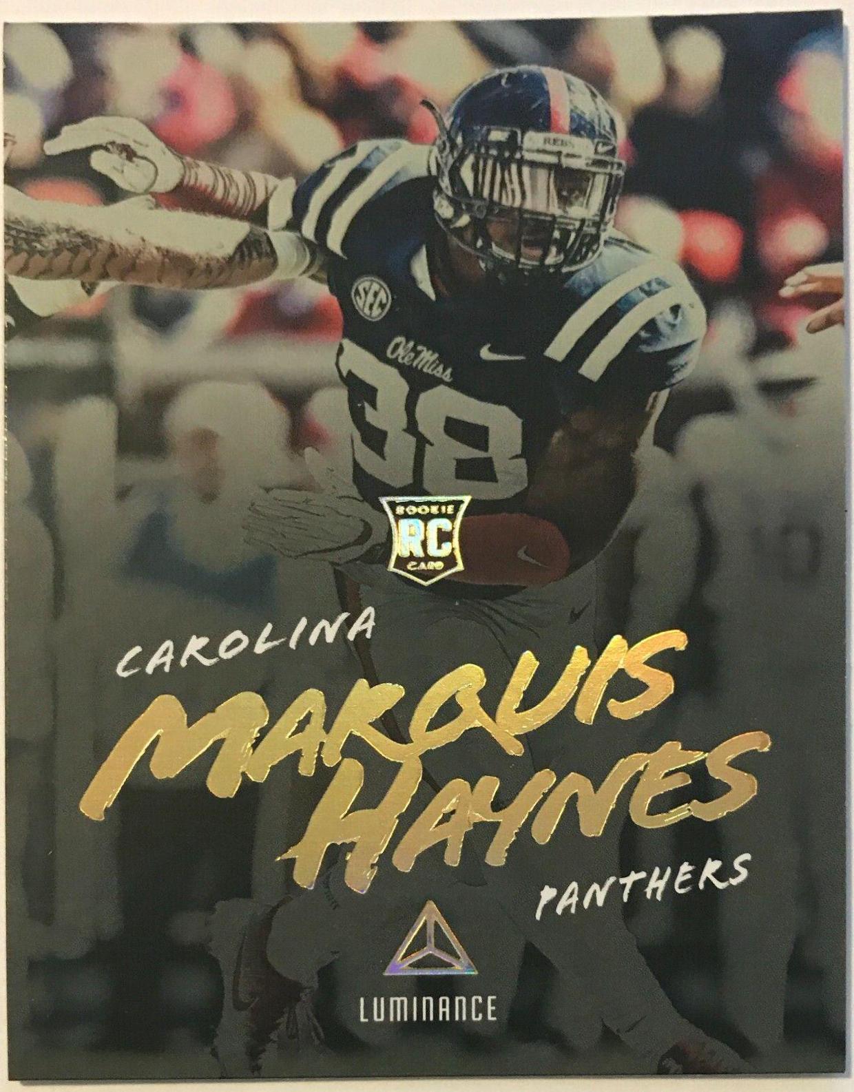 Marquis Haynes #158 2018 Panini Luminance Football