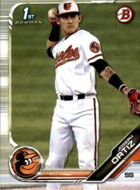 Joseph Ortiz #BD-23 2019 Bowman Draft Baseball