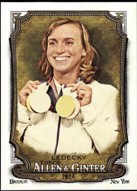 Katie Ledecky [Gold Foil Filagree] #287