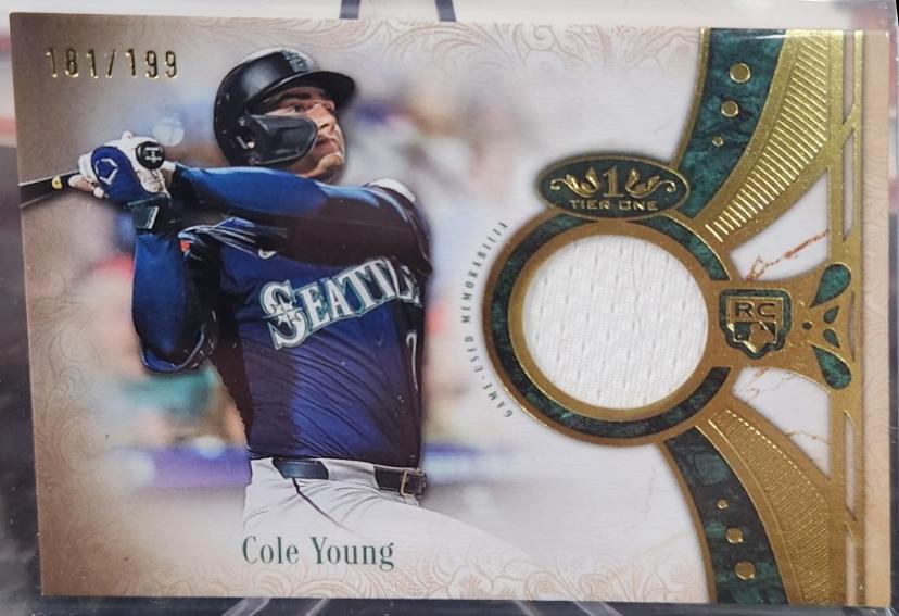 Cole Young #RR-CY 2026 Topps Tier One Baseball Rookie Relics