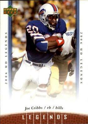 Joe Cribbs #42 Football Cards 2006 Upper Deck Legends