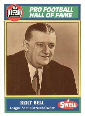 Bert Bell #2 Football Cards 1990 Swell Greats