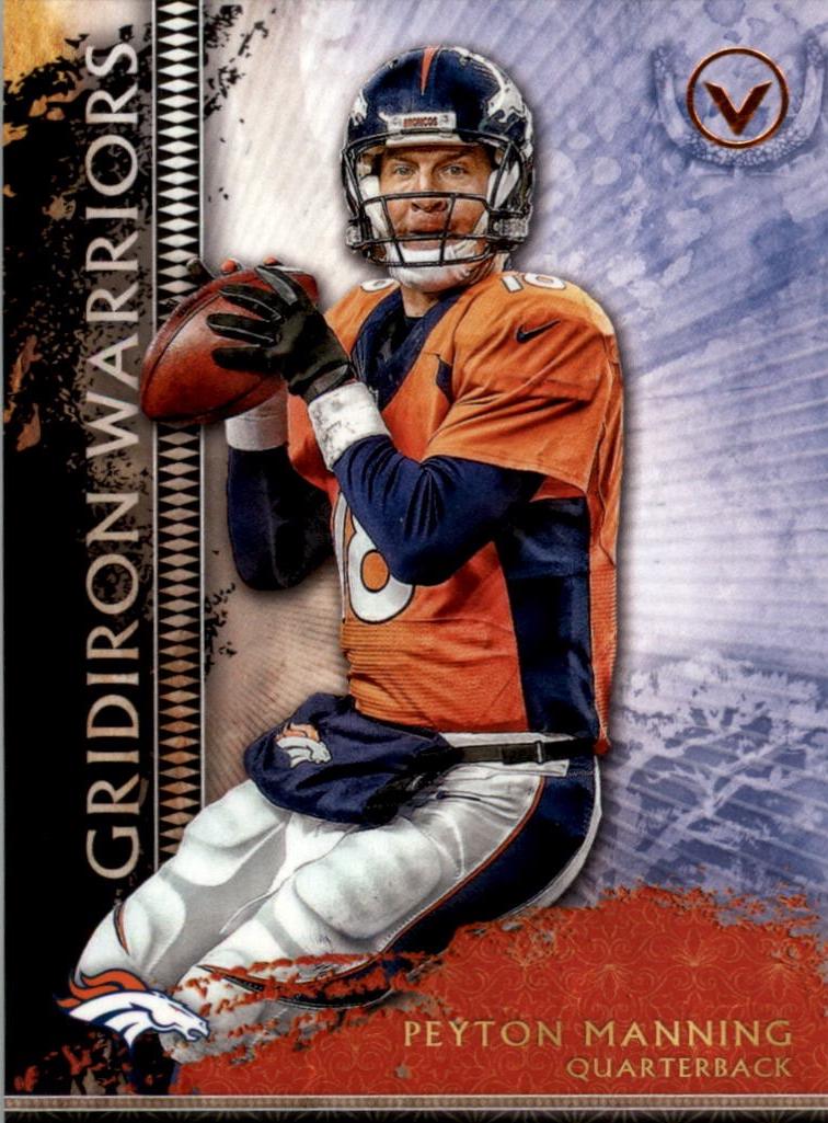 Peyton Manning #GW-PM 2015 Topps Valor Football Gridiron Warriors