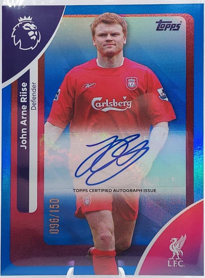 John Arne Riise [Blue Sparkle] #AC-JAR Prices | 2025 Topps Premier ...
