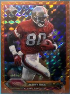 Jerry Rice [Orange Refractor] #17