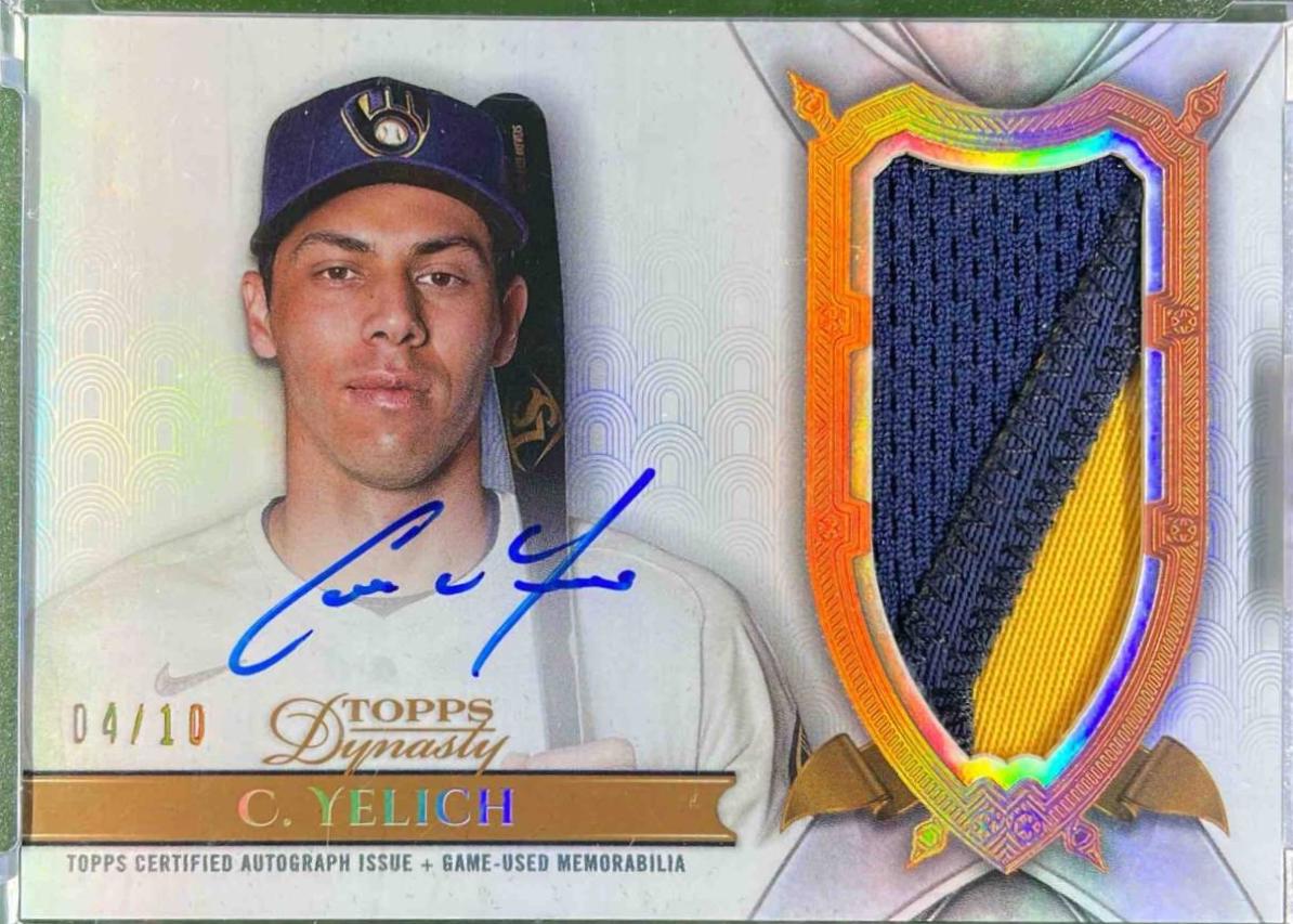 Christian Yelich [Autograph Patch] #DAP-CY2