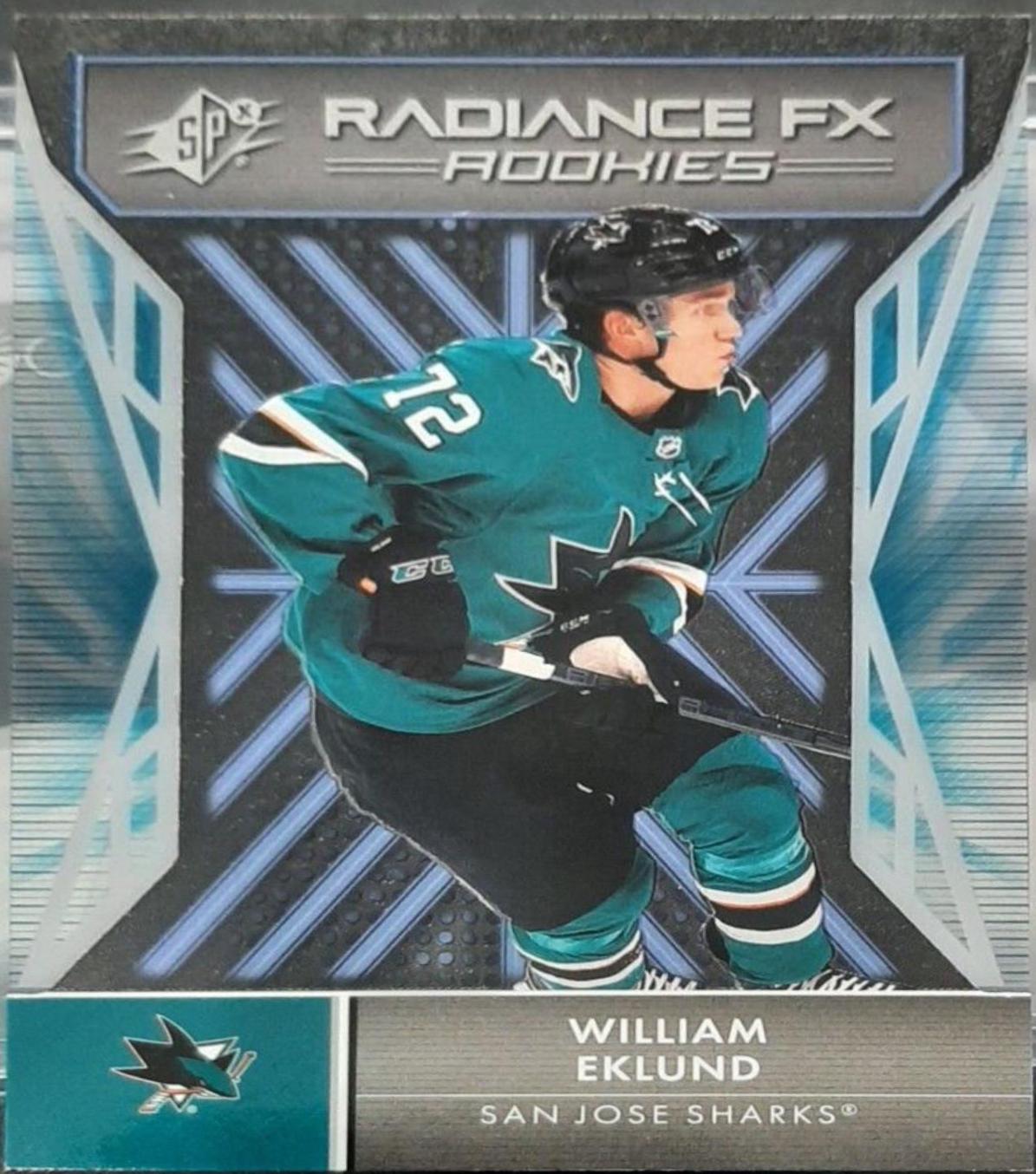 William Eklund #RFX-95 2021-22 SPx Hockey Radiance F/X