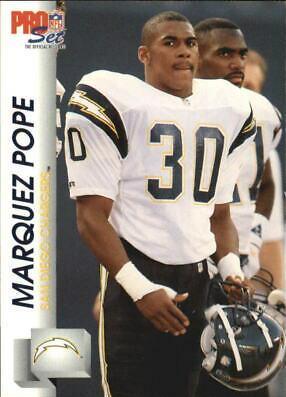 Marquez Pope #641 Football Cards 1992 Pro Set