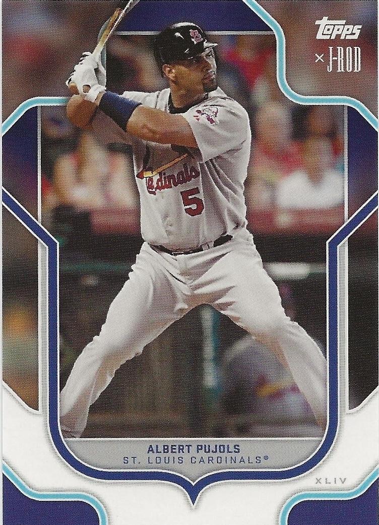 Albert Pujols #13 2023 Topps X J Rod The Show Out Collection Baseball