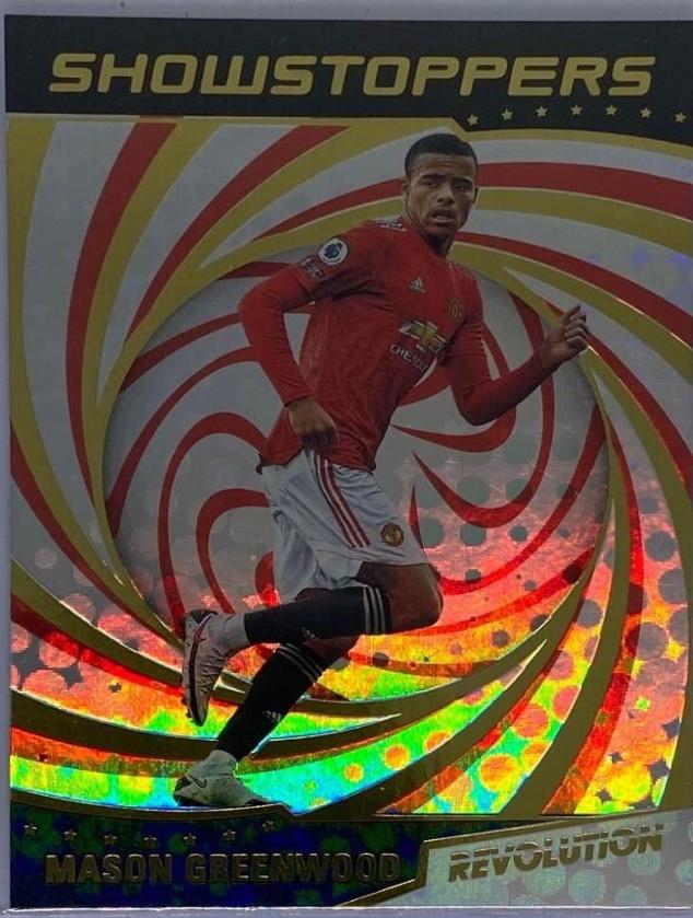 Mason Greenwood #8 Soccer Cards 2021 Panini Revolution Premier League Showstoppers