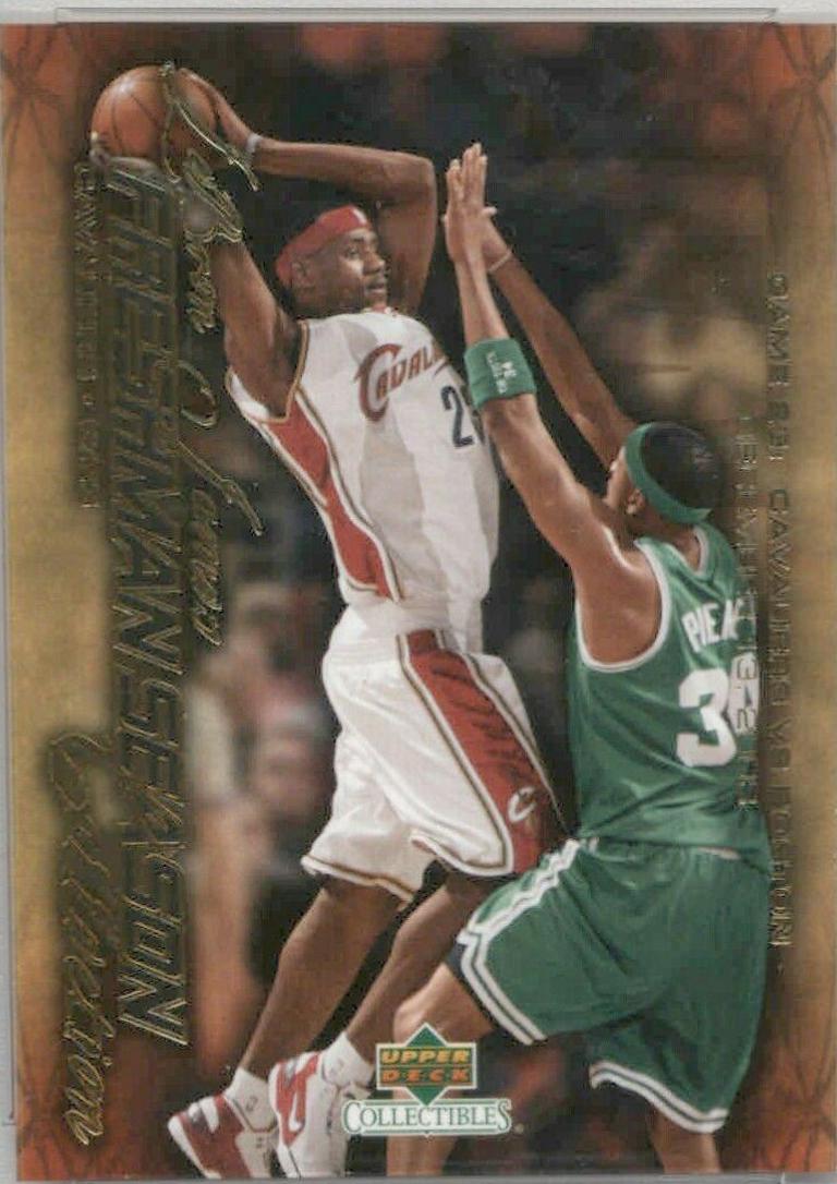 LeBron James #24 Basketball Cards 2003 UD Collectibles Freshman Season